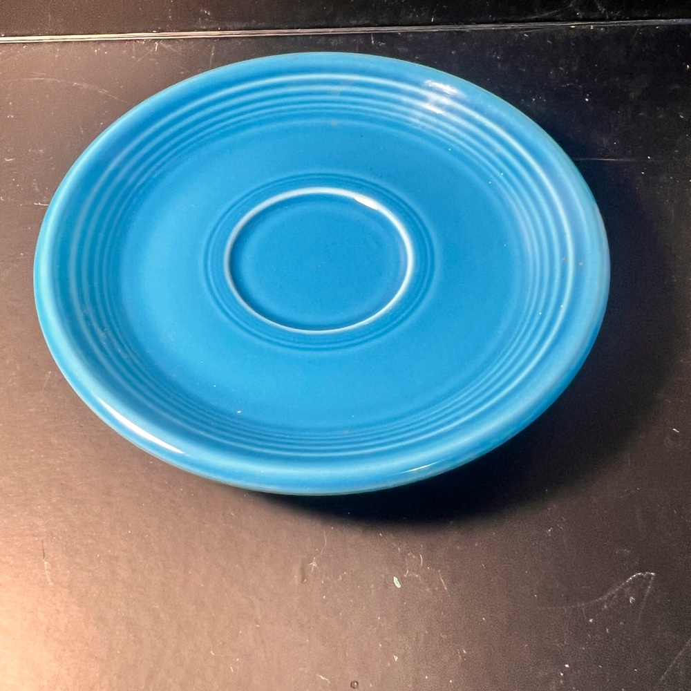 Fiesta Blue Saucer ONLY 5-3/4” Lead Free Fiestaware Homer Laughlin